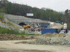 Eastern portal of the tunnel, 27.April 2004
