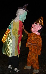 Maskarade at the cultural evening - Click picture for bigger format.