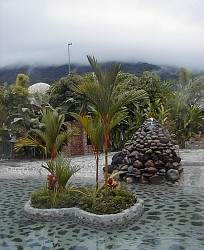Spa under the volcano - Click picture for bigger format.