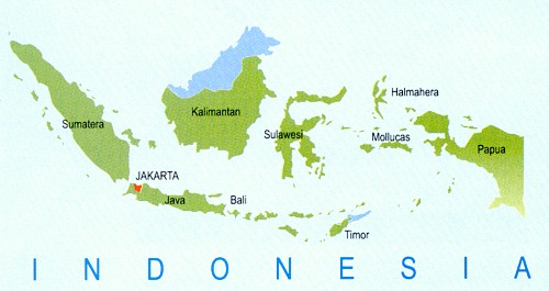 indonesia map java. Map of Indonesia.