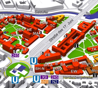 Tu Berlin Campus Map